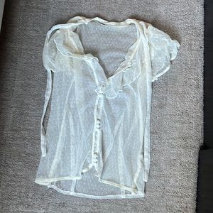 Victorian mesh shirt